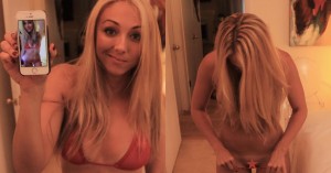 Noelia a  20 years old  superb YOGA BITCH Goldie from Fresno doing some bathroom selfies